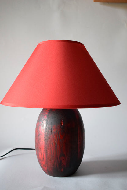 La stronza, Base lampada in legno di Castagno