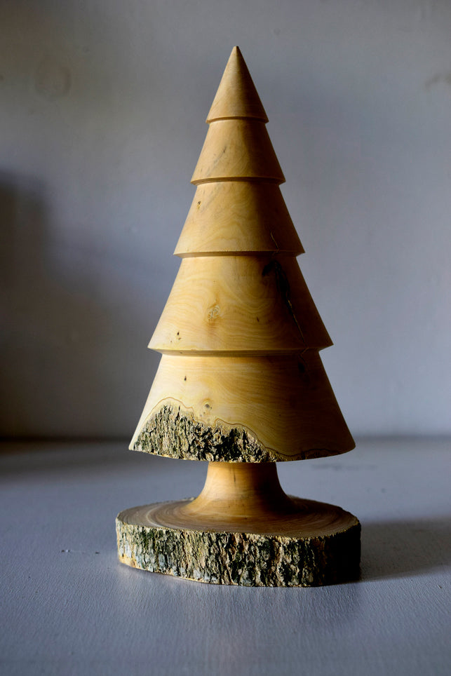 Pino, simile pino in legno di Bosso e corteccia