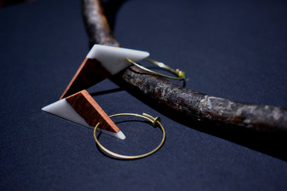 2 Monti, orecchini, Erica arborea