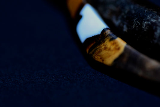 Fagiolino, collana, legno di Ulivo